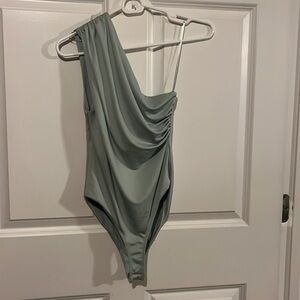 Zara one shoulder bodysuit- Size Small